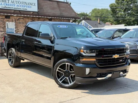 Photos of 2018 Chevrolet Silverado 1500 Crew Cab Z71 LT Pickup 4D 5 3/4 ft for sale in Hammond, IN at Calumet Auto Finance