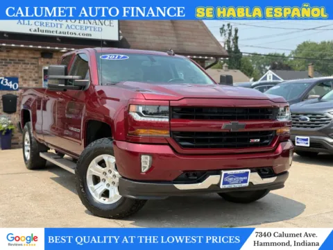 Red 2017 Chevrolet Silverado 1500 Double Cab Z71 LT Pickup 4D 6 1/2 ft for sale in Hammond, IN