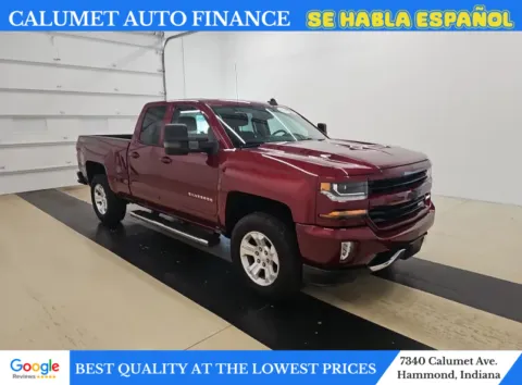 Red 2017 Chevrolet Silverado 1500 Double Cab Z71 LT Pickup 4D 6 1/2 ft for sale in Hammond, IN