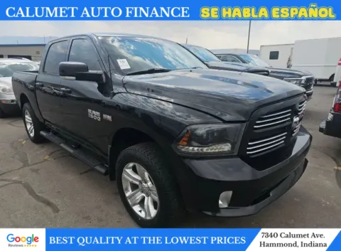 Black 2015 Ram 1500 Crew Cab Sport Pickup 4D 5 1/2 ft for sale in Hammond, IN