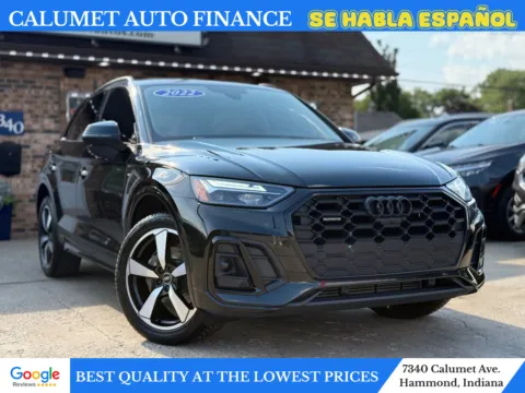 Black 2022 Audi Q5 45 TFSI S line Premium Plus Sport Utility 4D for sale in Hammond, IN