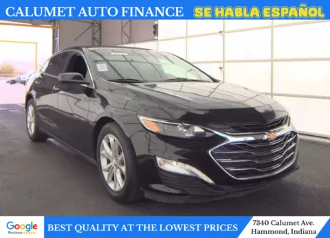 Black 2019 Chevrolet Malibu LT Sedan 4D for sale in Hammond, IN