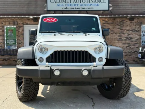 Another view of 2014 Jeep Wrangler Unlimited Sport SUV 4D for sale in Hammond, IN at Calumet Auto Finance