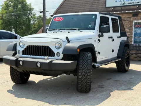 More photos of 2014 Jeep Wrangler Unlimited Sport SUV 4D at Calumet Auto Finance, IN