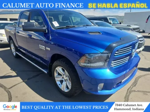 Blue 2015 Ram 1500 Crew Cab Sport Pickup 4D 5 1/2 ft for sale in Hammond, IN