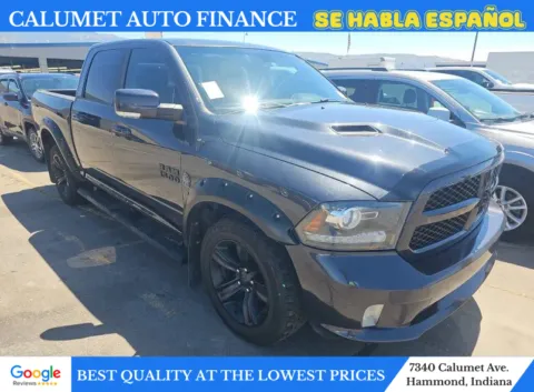 Gray 2017 Ram 1500 Crew Cab Sport Pickup 4D 5 1/2 ft for sale in Hammond, IN