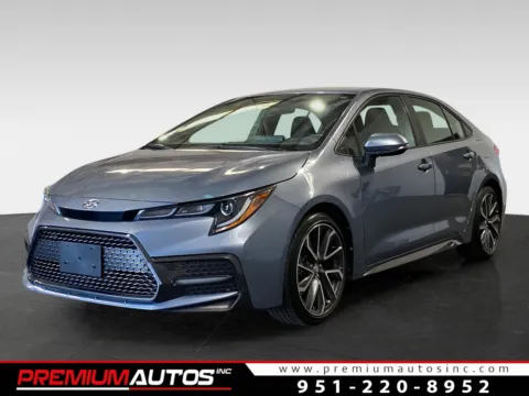 Blue 2021 Toyota Corolla SE for sale in Norco, CA