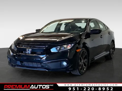 Black 2021 Honda Civic Sport for sale in Norco, CA