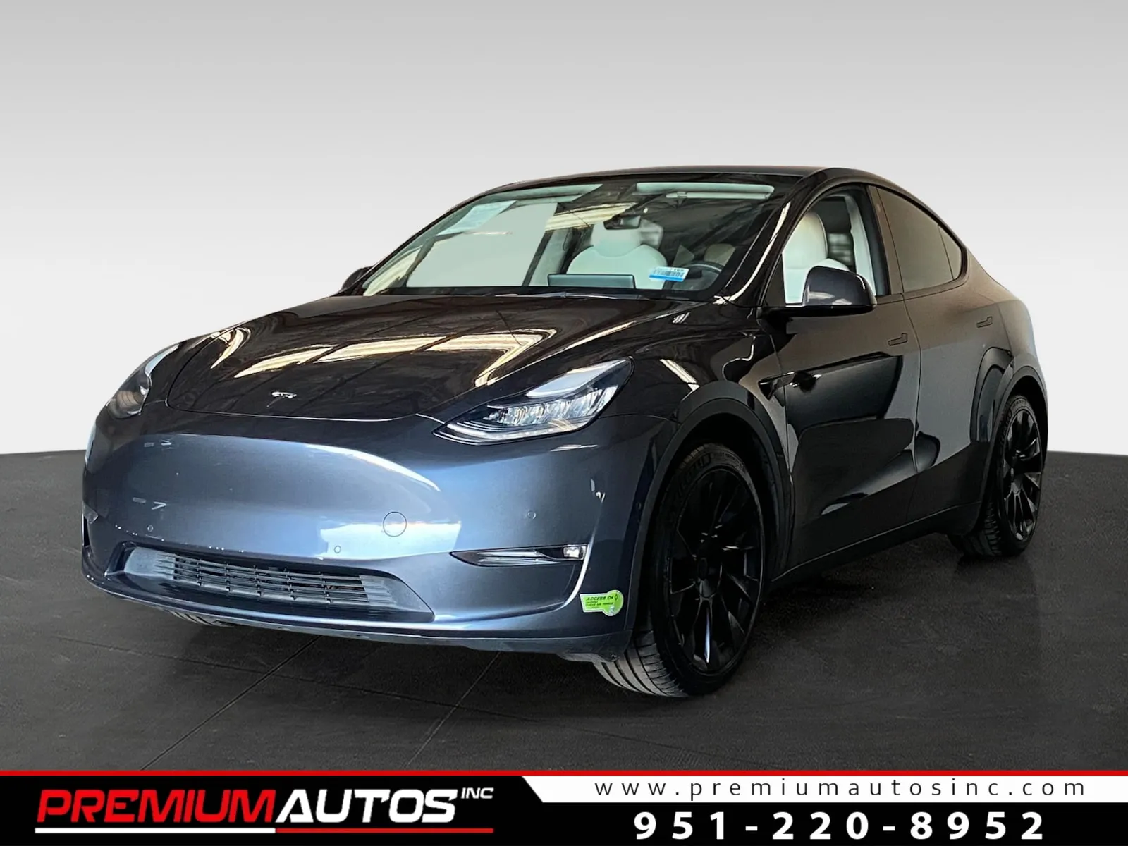 Silver 2021 Tesla Model Y Long Range for sale in Norco, CA
