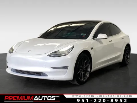 White 2019 Tesla Model 3 STANDARD PLUS for sale in Norco, CA