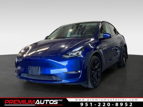 Blue 2024 Tesla Model Y Long Range for sale in Norco, CA
