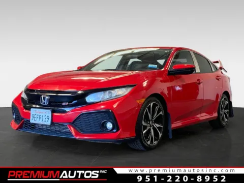 Red 2017 Honda Civic SI for sale in Norco, CA