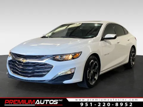 White 2023 Chevrolet Malibu LT for sale in Norco, CA