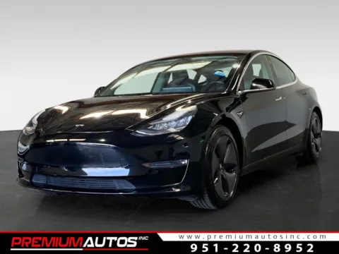 Black 2018 Tesla Model 3 Mid Range for sale in Norco, CA