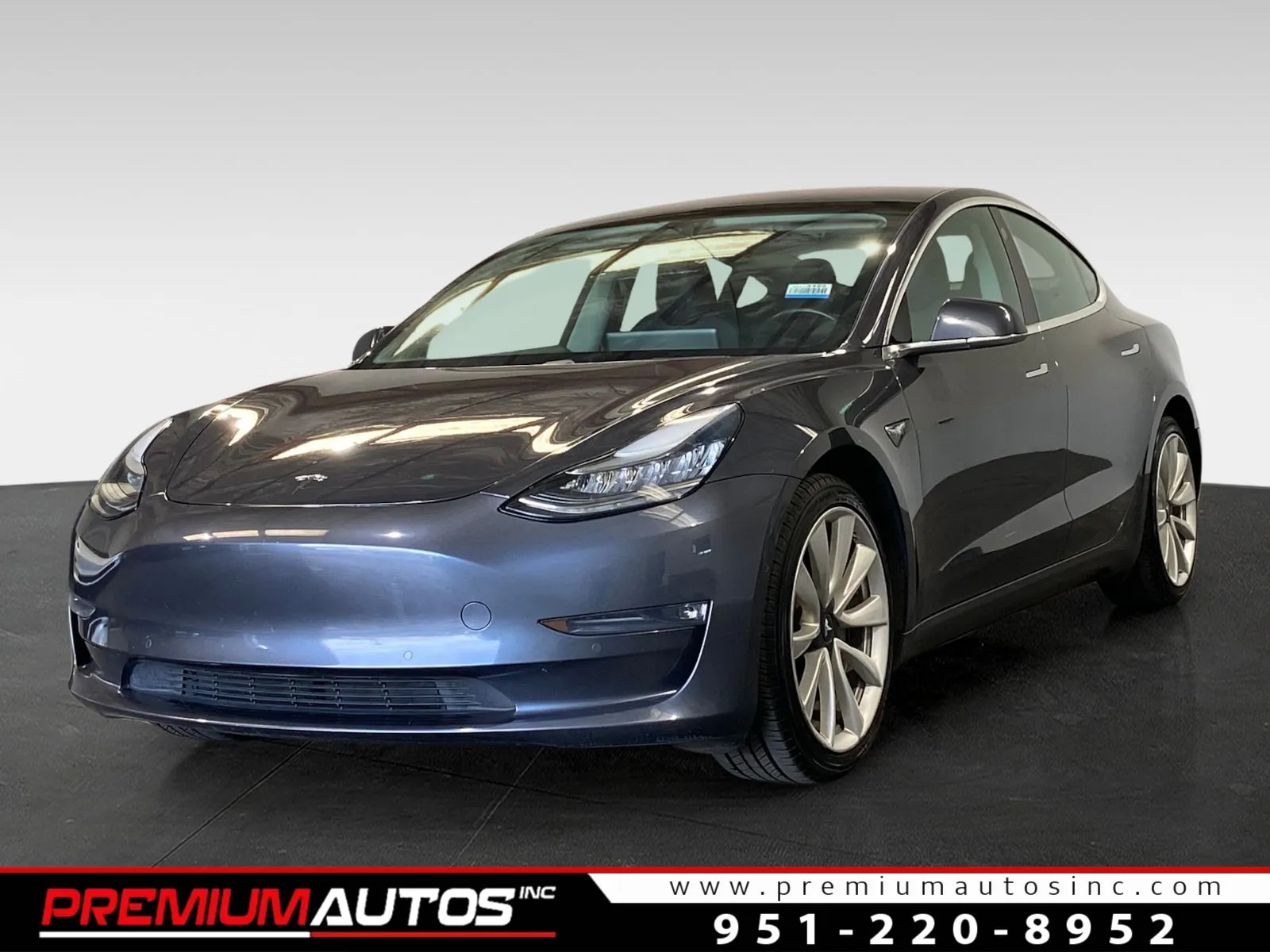 Gray 2019 Tesla Model 3 STANDARD PLUS for sale in Norco, CA