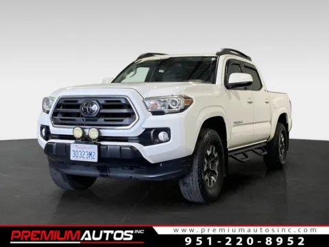 White 2018 Toyota Tacoma SR5 for sale in Norco, CA