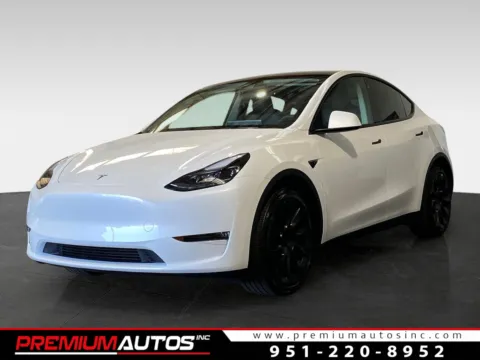 White 2023 Tesla Model Y Long Range for sale in Norco, CA