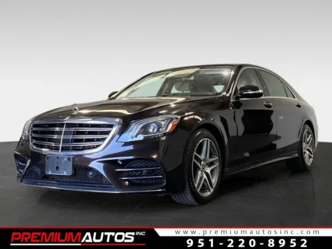 Black 2018 Mercedes-Benz S-Class S 450 4MATIC for sale in Norco, CA