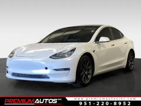 White 2020 Tesla Model 3 standard range plus for sale in Norco, CA