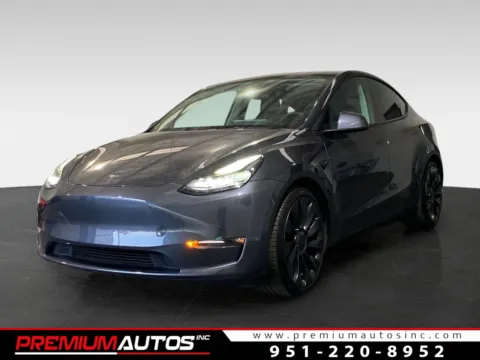 Gray 2022 Tesla Model Y Performance for sale in Norco, CA