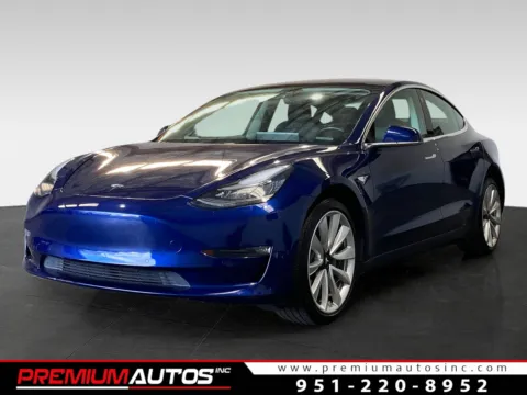 Blue 2018 Tesla Model 3 Long Range for sale in Norco, CA