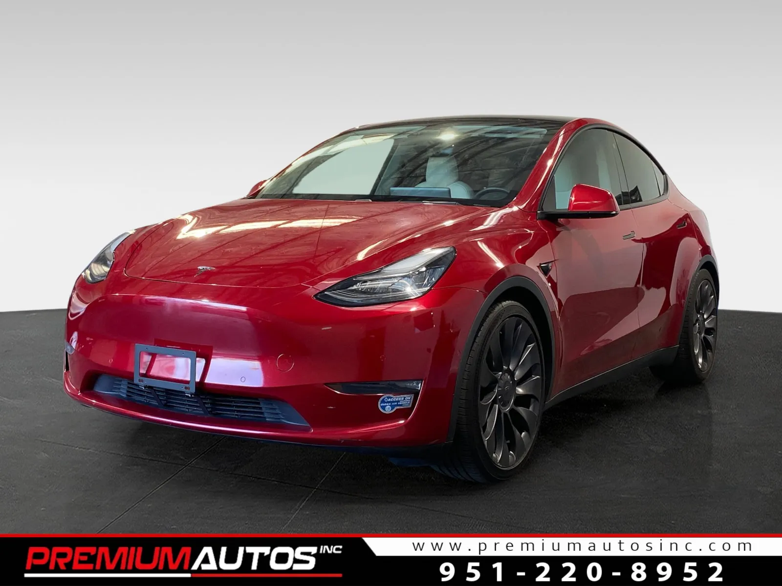 Red 2020 Tesla Model Y Performance for sale in Norco, CA