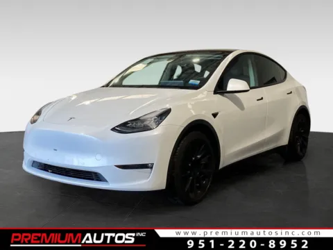 White 2022 Tesla Model Y Long Range for sale in Norco, CA