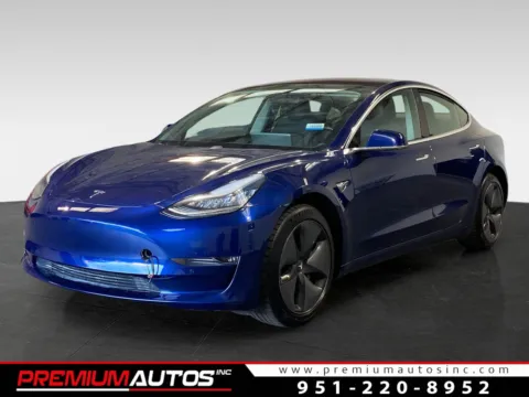 Blue 2018 Tesla Model 3 Mid Range for sale in Norco, CA