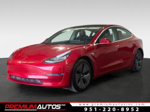 Red 2018 Tesla Model 3 Long Range for sale in Norco, CA