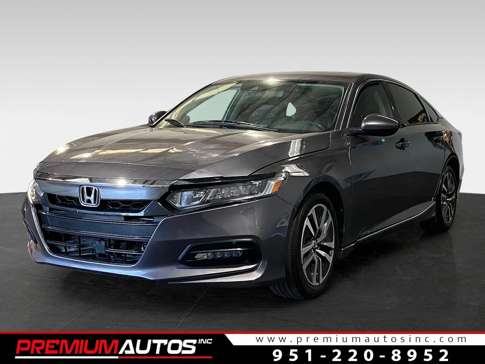 Gray 2019 Honda Accord Hybrid EX-L for sale in Norco, CA