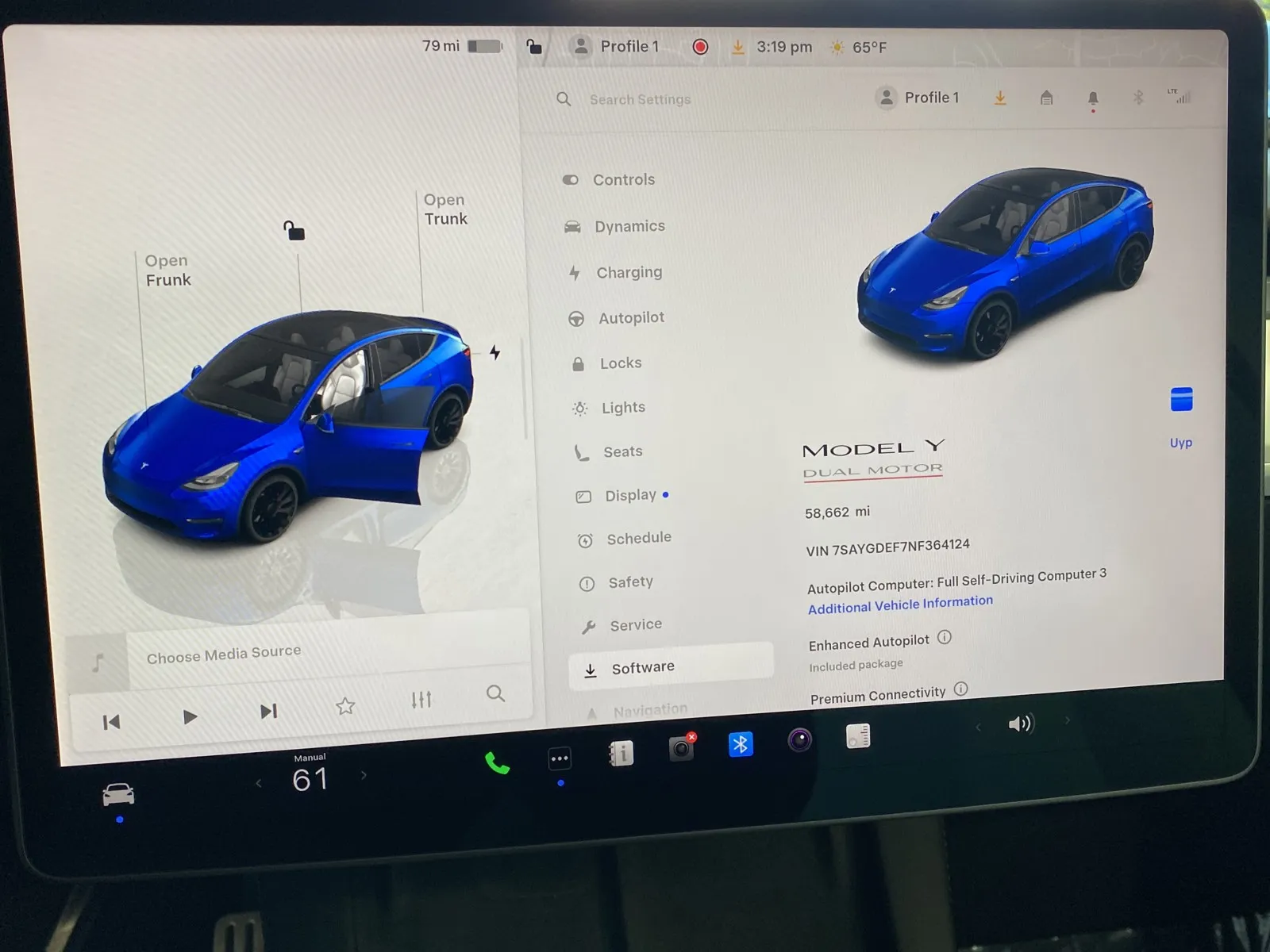 Another view of 2022 Tesla Model Y Performance for sale in Norco, CA at Premium Autos - Norco