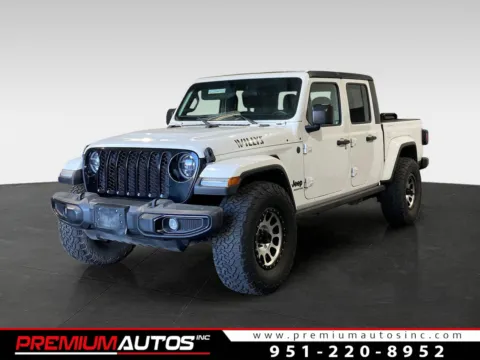 White 2022 Jeep Gladiator Willys for sale in Norco, CA