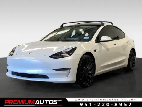 White 2021 Tesla Model 3 Performance for sale in Norco, CA