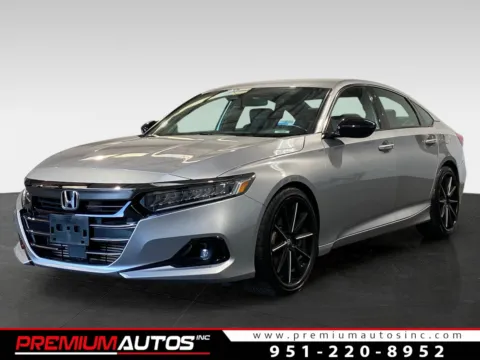 Silver 2021 Honda Accord Sport for sale in Norco, CA