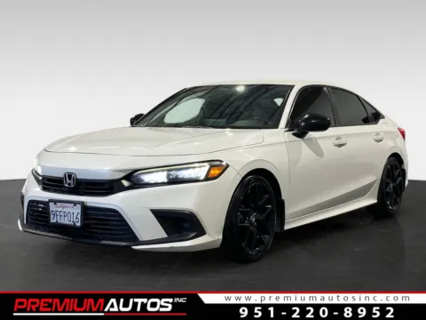 White 2023 Honda Civic Sport for sale in Norco, CA