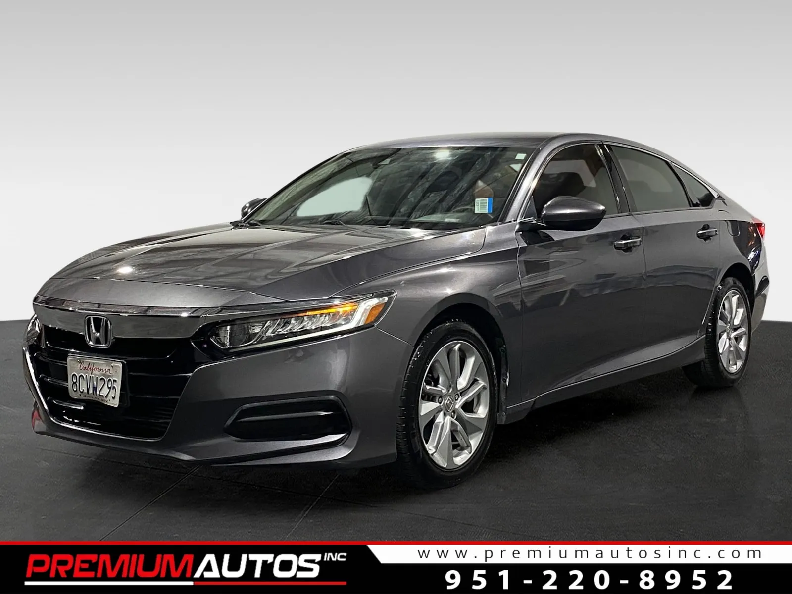 Gray 2018 Honda Accord LX for sale in Norco, CA