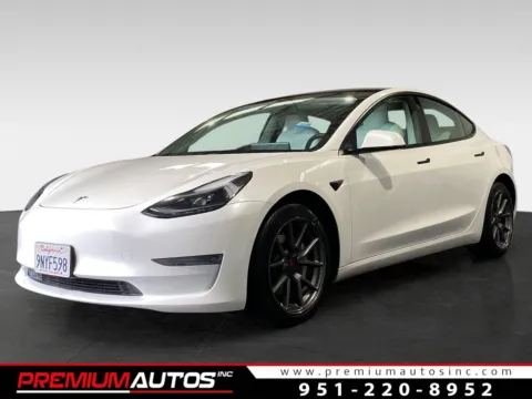 White 2021 Tesla Model 3 Standard Range Plus for sale in Norco, CA