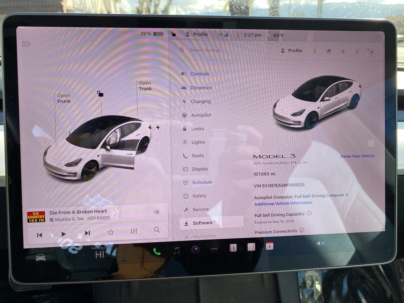 Photos of 2021 Tesla Model 3 Standard Range Plus for sale in Norco, CA at Premium Autos - Norco