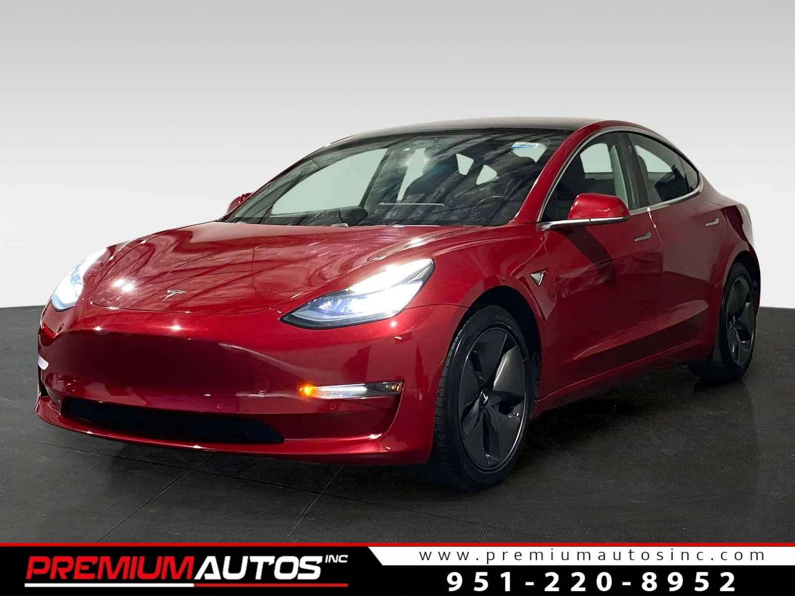 Red 2018 Tesla Model 3 for sale in Norco, CA
