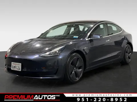 Gray 2018 Tesla Model 3 Mid Range for sale in Norco, CA