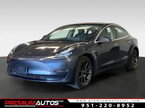 Gray 2018 Tesla Model 3 Mid Range for sale in Norco, CA