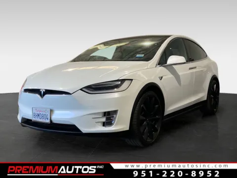 White 2018 Tesla Model X 75D for sale in Norco, CA