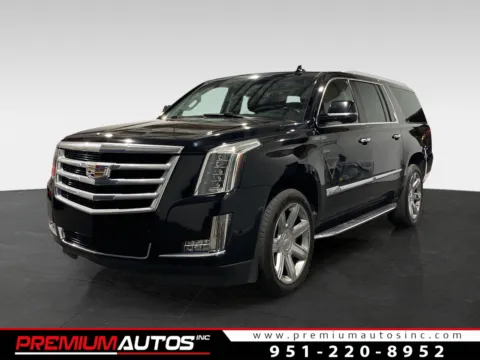 Black 2019 Cadillac Escalade ESV Luxury for sale in Norco, CA