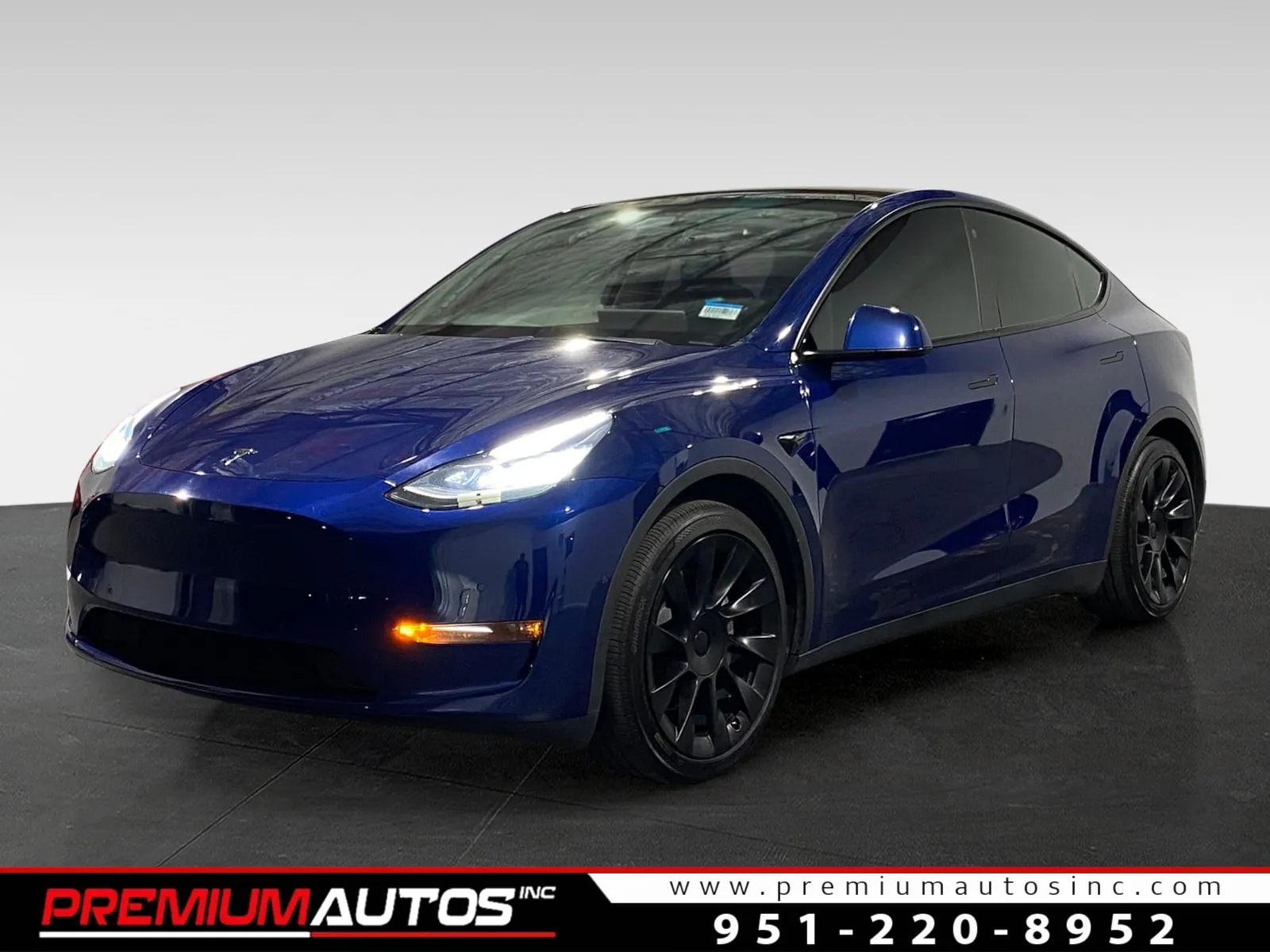 Blue 2021 Tesla Model Y Long Range for sale in Norco, CA