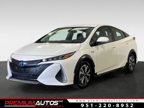 White 2019 Toyota Prius Prime plus for sale in Norco, CA