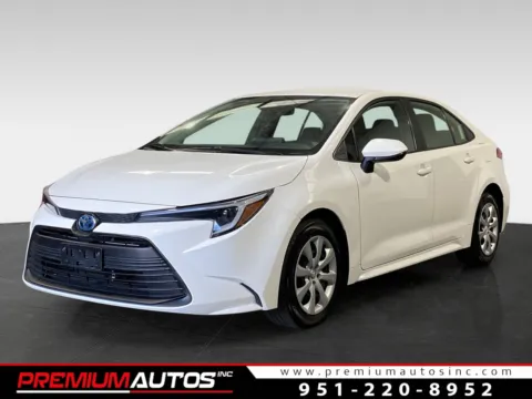 White 2024 Toyota Corolla Hybrid for sale in Norco, CA