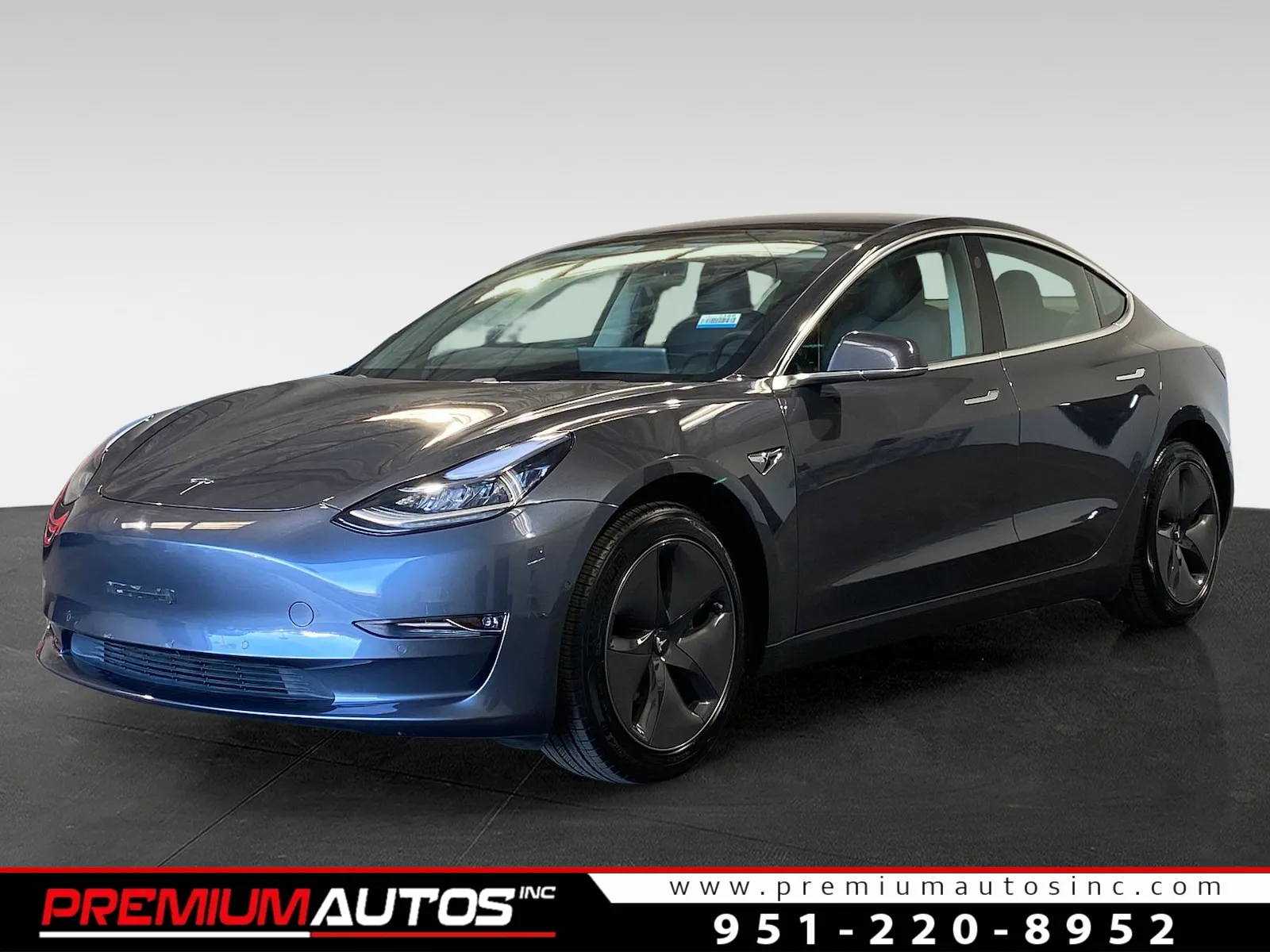 Gray 2018 Tesla Model 3 Mid Range for sale in Norco, CA