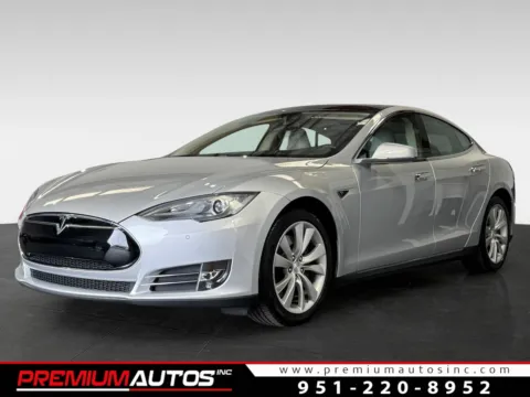 Silver 2014 Tesla Model S for sale in Norco, CA