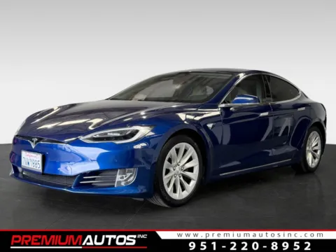 Blue 2016 Tesla Model S 75D for sale in Norco, CA