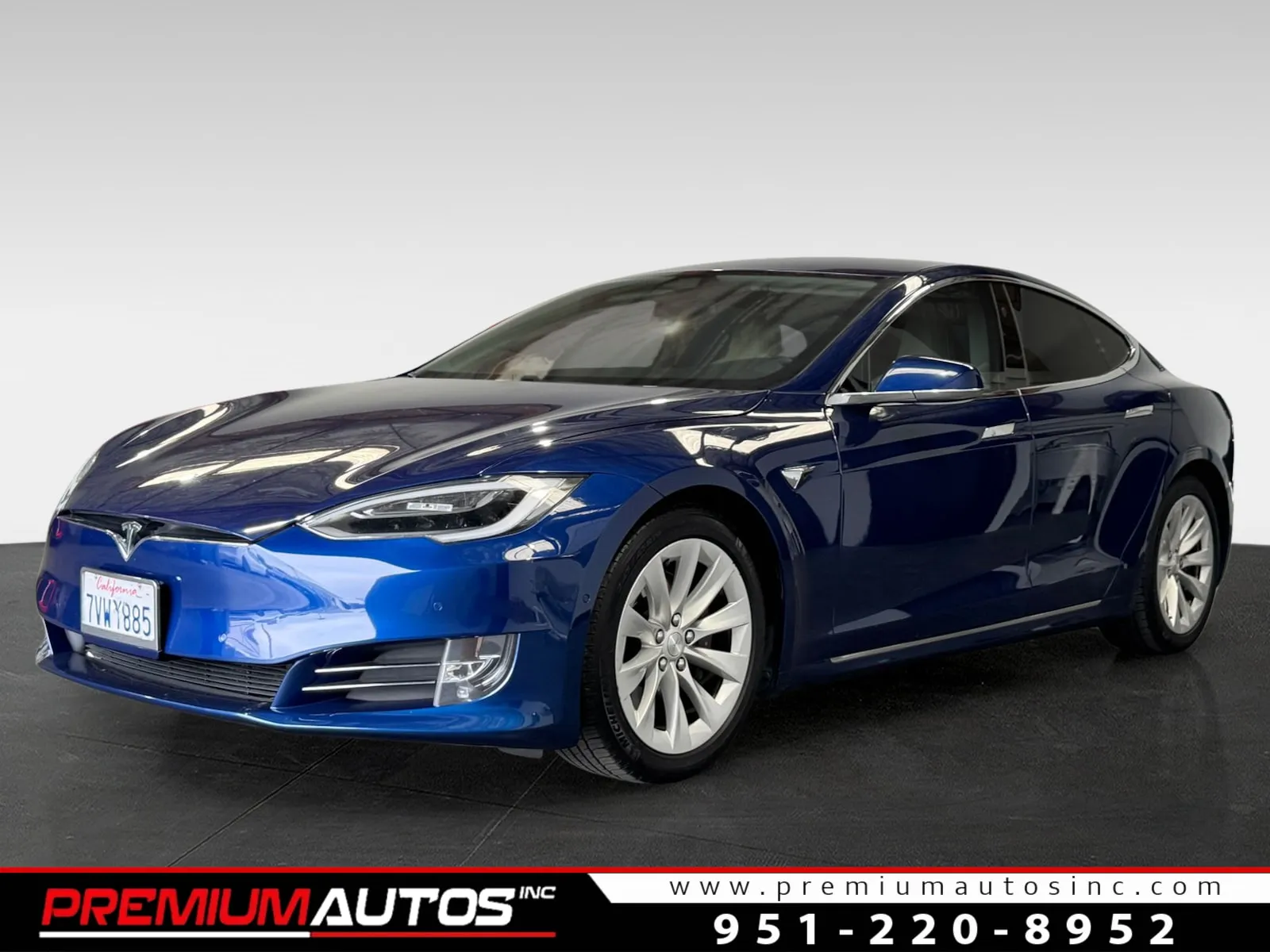 Blue 2016 Tesla Model S 75D for sale in Norco, CA